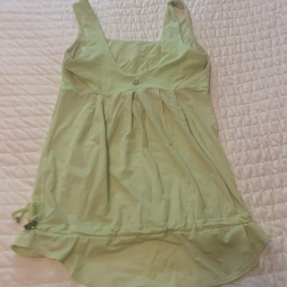 Lululemon Neon Yellow Tank.